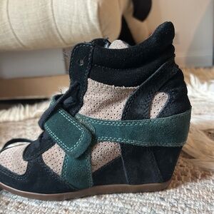 Ash Suede wedge sneakers size 6 (36 EU)